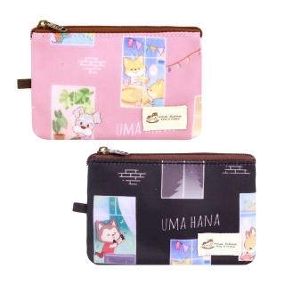 【uma hana】寵物當家直式頸掛悠遊證件套防水的名片小零錢包-2入組(悠遊卡套/零錢包/證件套/防水包)