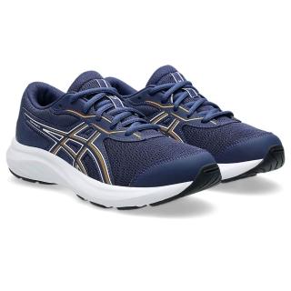 【asics 亞瑟士】慢跑鞋 女鞋 大童 運動鞋 緩震 CONTEND 9 GS 藍 1014A337-405