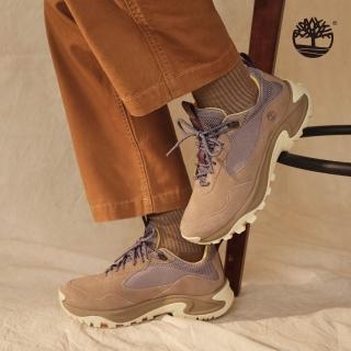 【Timberland 官方旗艦】男款米灰色防水中筒健行鞋(A6DWJEVG)