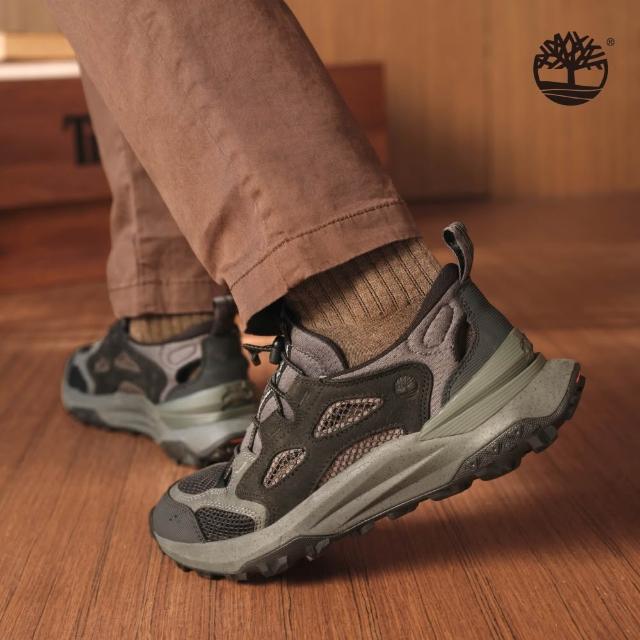 【Timberland 官方旗艦】男款黑色Motion Access低筒健走鞋(A6DKJEK9)