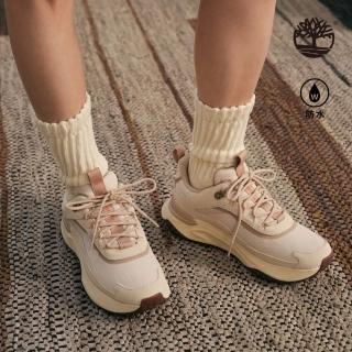 【Timberland 官方旗艦】女款米色Motion Access防水低筒健走鞋(A2N4BEW2)
