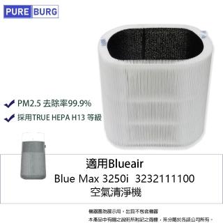 【PUREBURG】適用Blueair Blue Max 3250i 3250 3232111100 PM2.5空氣清淨機HEPA活性碳濾網