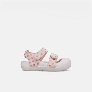 【NEW BALANCE】NB 涼鞋 童鞋 小童 兒童 運動 魔鬼氈 彩點粉底 SI809F1-M楦