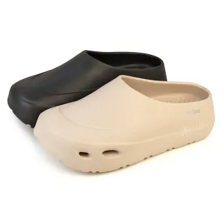 【Pretty】女 穆勒鞋 防水鞋 工作鞋 園藝鞋 荷蘭鞋 廚師鞋 護趾 輕量(米色、黑色)