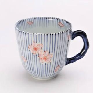 【TACHIKICHI 橘吉】染付吳須十草櫻馬克杯(和風馬克杯)