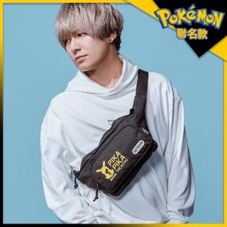 【OUTDOOR】Pokemon寶可夢聯名款潮黑皮卡丘腰包 大 黑色(ODGO20B05BK)