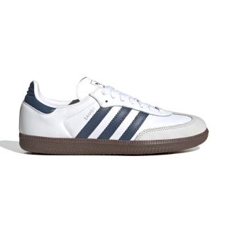 【adidas 愛迪達】Samba OG W 女鞋 白深藍色 復古 德訓鞋 愛迪達 休閒鞋 JH5688