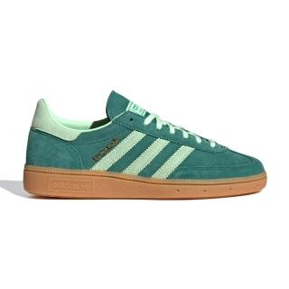 【adidas 愛迪達】Handball Spezial W 女鞋 綠色 復古 絨面革 板鞋 愛迪達 休閒鞋 IE5896