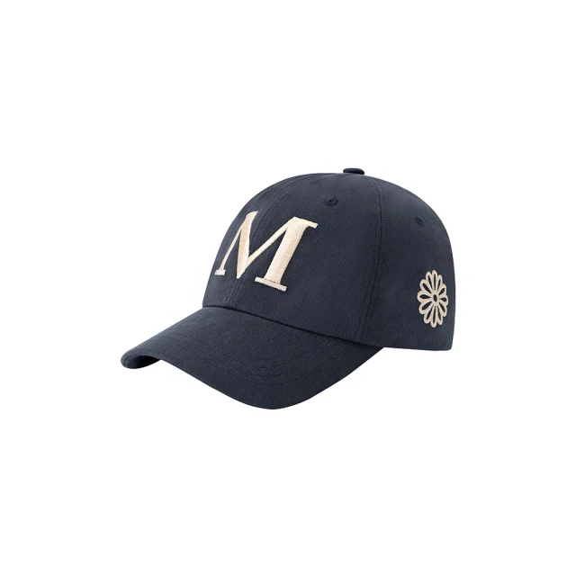 【MARDI MERCREDI】棒球帽 海軍藍 奶油色刺繡LOGO 經典小雛菊 CAP M