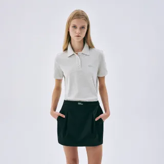 【MARDI MERCREDI】出清品 修身短POLO衫 燕麥色 經典LOGO 純棉 SLIMFIT SHIRT PIQUET ESSENTIAL
