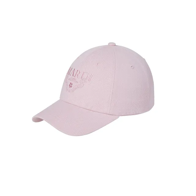【MARDI MERCREDI】棒球帽 淺粉色 刺繡LOGO 學院風 水洗 CAP ALUMNI CLASSIQUE WASHING