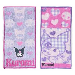 【Marushin 丸真】三麗鷗 純棉刺繡口袋小毛巾 二入組(酷洛米)