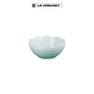【Le Creuset】瓷器蕾絲花型碗14cm(薰衣草/冰川綠 2色選1)