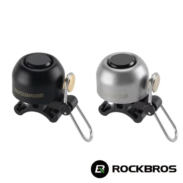 【ROCKBROS洛克兄弟】輕量質感車鈴 適用管徑22~34mm(車鈴/警示鈴/鈴鐺/自行車/單車/34000100)