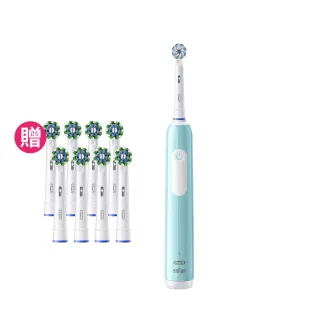 【德國百靈Oral-B-】PRO1 3D電動牙刷-兩色可選 +2年份刷頭超值組