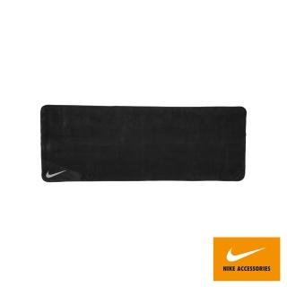 【NIKE 耐吉】NIKE 毛巾 純棉 運動 黑 N1010546012OS(66 X 180 CM)