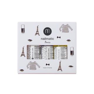 【Nailmatic】巴黎指甲強化修護組 8mlx3(修護底油、指緣油、強化底油)