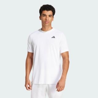 【adidas 愛迪達】短袖上衣 男 運動 網球 CLUB TEE 白 JD8639(S3025)