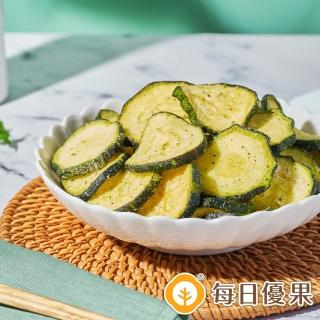【每日優果】罐裝櫛瓜脆片．經典原味110G(蔬果脆片)