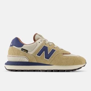 【NEW BALANCE】574L 復古鞋 男鞋 女鞋 情侶鞋 休閒鞋 運動鞋 卡其 藍 麂皮 增高 厚底 D楦 NB(U574LGMO)
