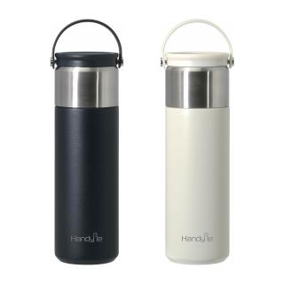 【日本PEARL METAL】500ml 輕量隨行杯 杯飲/直飲兩用(保冰/溫瓶)