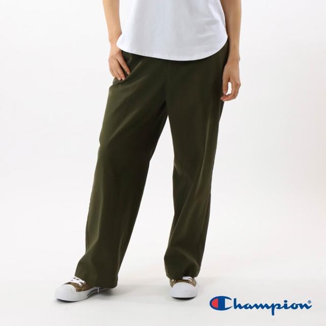 【Champion】官方直營 女款-CASUAL 口袋工裝長褲-深綠色(CW-Z206-655)