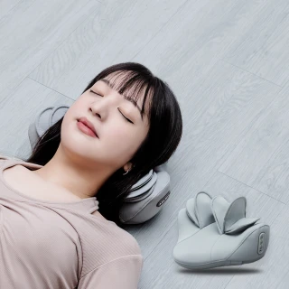 【3ZeBra 三隻斑馬】朵朵枕｜氣壓熱敷頸部按摩器(肩頸按摩 肩頸熱敷 氣壓拉伸 1212 聖誕禮物 交換禮物)