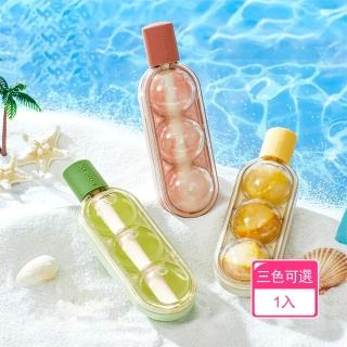 【Dagebeno荷生活】帶吸管易脫模大冰球造型冰格 直飲吸管設計棒棒糖雪糕模具(1入)