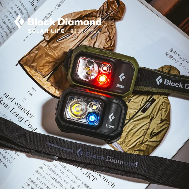 【Black Diamond】STORM 450頭燈 S22(夜跑頭燈 防水跑步頭燈 登山頭燈 LED頭戴燈 露營釣魚)