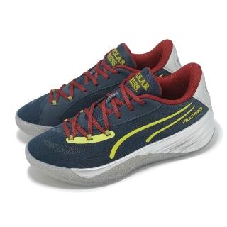 【PUMA】籃球鞋 All-Pro Nitro Polar Express 男鞋 藍 黃 北極特快車 聖誕節(310396-01)