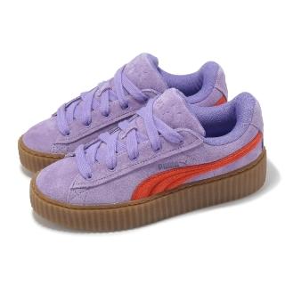 【PUMA】休閒鞋 Creeper Phatty 男鞋 女鞋 紫 紅 厚底 增高 鬆糕鞋 蕾哈娜(396403-03)