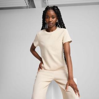 【PUMA】短袖上衣 女 歐規 HER 米 68505387
