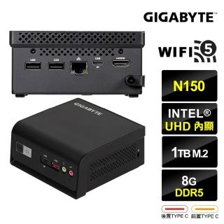 【技嘉平台】BRIX 四核{天璇U36C} 迷你電腦(N150/8G/1TB M.2)