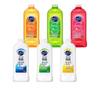 【Kao 花王】珂珂透cucute 超濃縮洗碗精補充瓶370ml(多款任選/平行輸入)