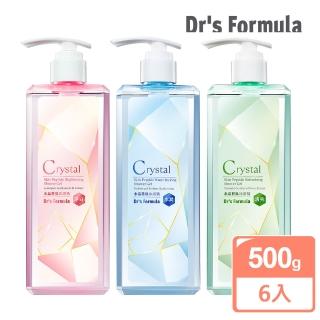 【Dr’s Formula 臺塑生醫】水晶勝月太沐浴精500gx6入-任選(淨白款/水潤款/清爽款)