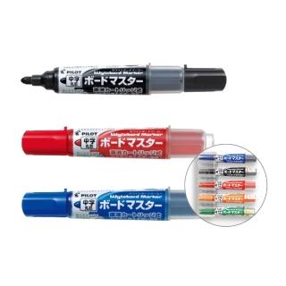 【PILOT 百樂】中字白板筆10支+量販卡水30支組合/組 WMBM-12L WMRF-80-10(贈磁吸收納架乙個 數量有限)
