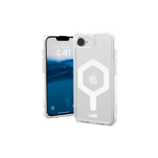 【UAG】iPhone 16e 磁吸耐衝擊全透保護殼-極透明(支援MagSafe無線充電)