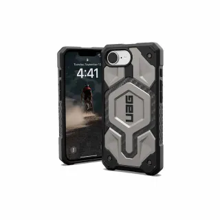 【UAG】iPhone 16e 磁吸頂級版耐衝擊保護殼-鈦金(支援MagSafe無線充電)