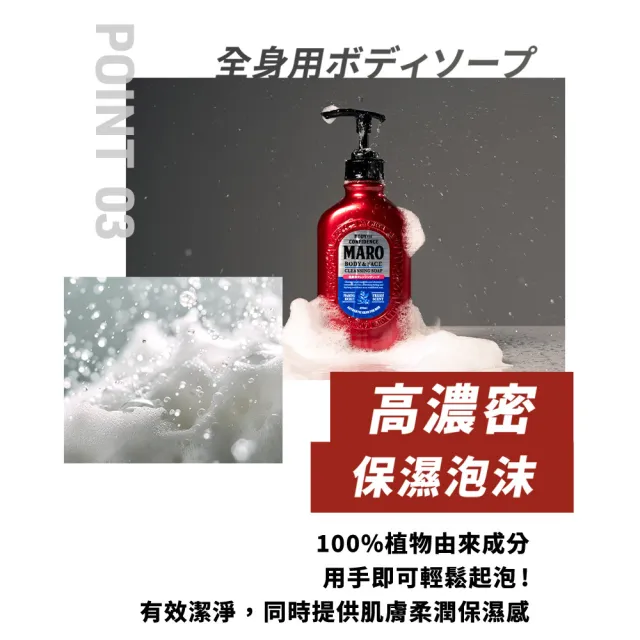 【MARO】終極秒感!全效沐浴乳 任選2入(一般450ml/酷涼400ml)