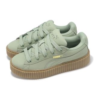 【PUMA】休閒鞋 Fenty Creeper Phatty Earth Tone 綠 男鞋 女鞋 厚底 雷哈娜(396813-02)