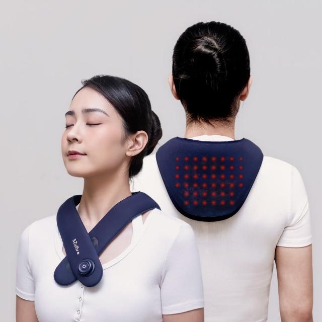  紅敷人紅光溫敷圍綿結合660nm波長紅光技術，提供深層放鬆與舒緩效果。三段溫度漸進升溫，最高可達46°C，適合肩頸痠痛、壓力大時使用。僅144g輕便設計，無負擔配戴感，一披即戴。內建自動定時15分鐘功能，方便使用且安全。材質為ABS、PU與魔鬼氈，適合長時間使用，是送禮與自用的理想選擇。 