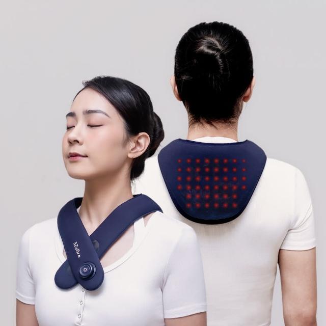 【3ZeBra 三隻斑馬】紅敷人｜無線紅光溫敷圍巾(肩頸熱敷墊 肩膀熱敷 無線電熱墊)