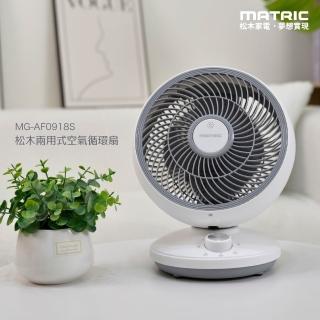 【MATRIC 松木】9吋兩用式空氣循環扇MG-AF0918S(附擴香香薰盒)