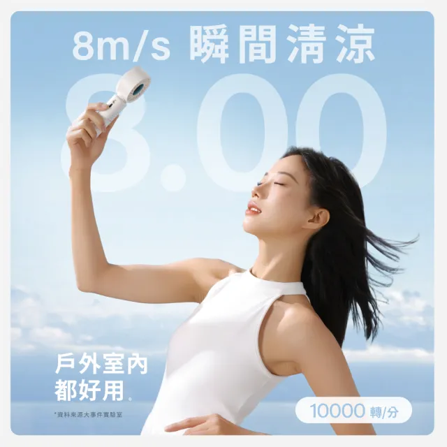 【SOTHING 向物】100檔折疊/掛脖高速手持風扇 渦輪Z(可上飛機 usb風扇 小風扇 桌面風扇 摺疊風扇 桌扇)