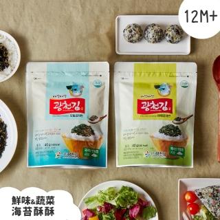 【韓爸田園日記】廣川海苔酥酥 40g(12個月以上/韓國/拌飯必備)