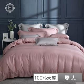 【HOYACASA 禾雅寢具】100支萊賽爾極緻天絲單品床包-多款任選(雙人)