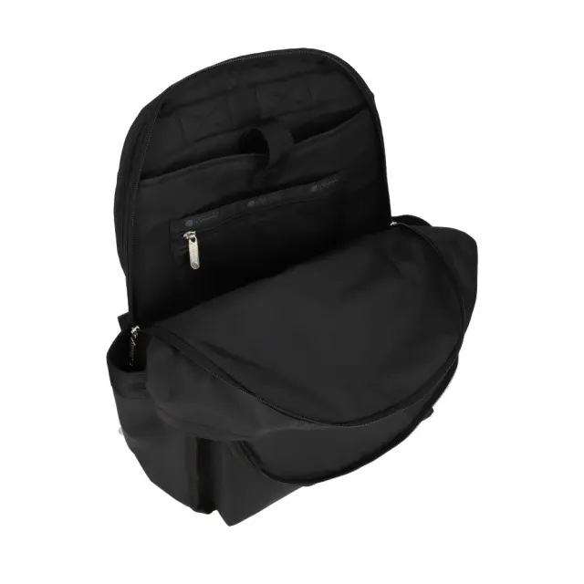 【Lesportsac】RouteBackpack 健行後背包(3747) 永恆黑