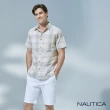 【NAUTICA】官方旗艦 男裝 淡雅格調棉質短袖襯衫(米色)