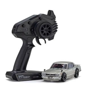 【KYOSHO】32359S MINI-Z RWD MR-04 全套組 NISSAN SKYLINE 2000GT-R KPGC10 銀色(MINI-Z 遙控車)