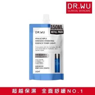 【DR.WU 達爾膚】玻尿酸保濕精華化妝水補充包150ML(清爽型)